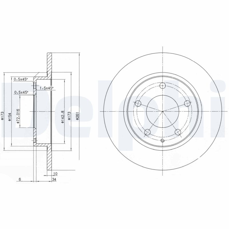 Discofreno - BG2806 DELPHI