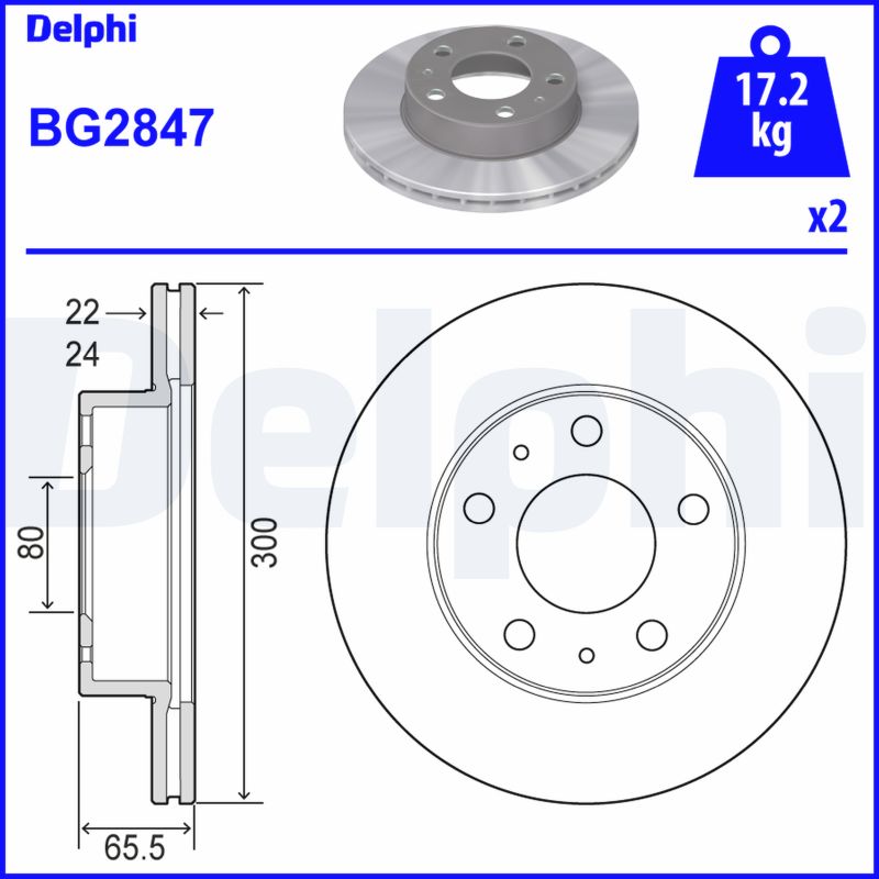 Discofreno - BG2847 DELPHI