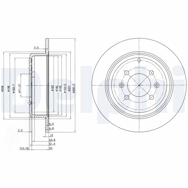 Discofreno - BG2873 DELPHI