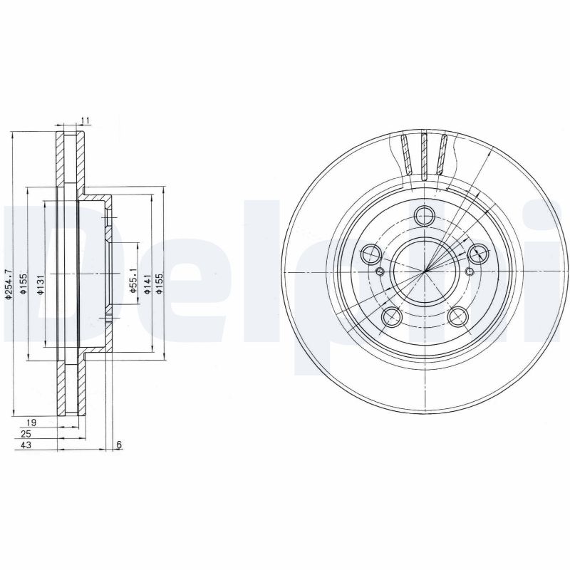Discofreno - BG2880 DELPHI