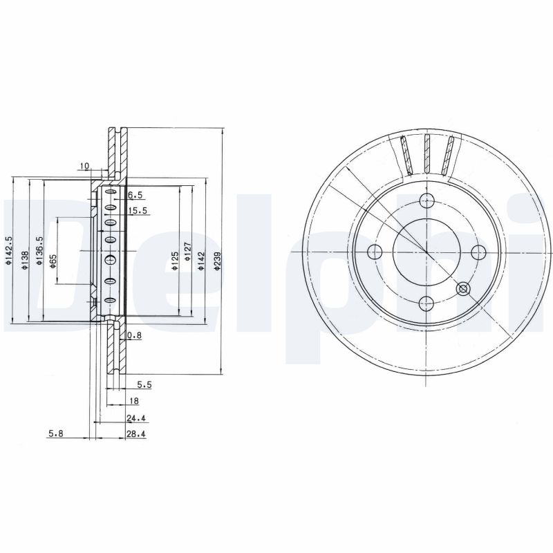 Discofreno - BG2982 DELPHI