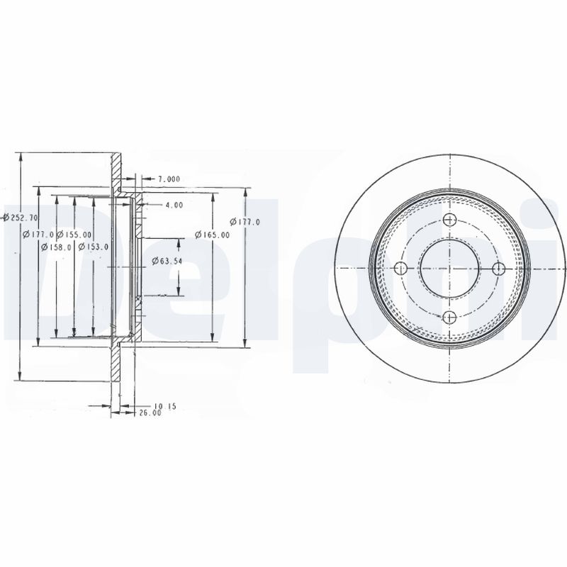 Discofreno - BG3054C DELPHI