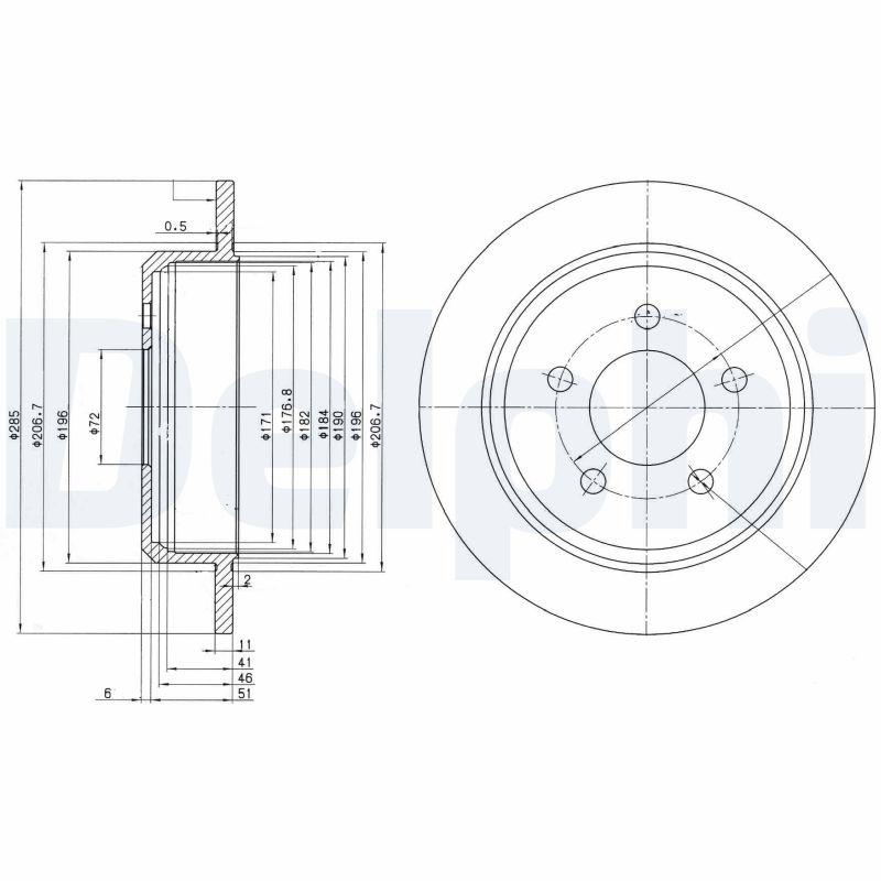 Discofreno - BG3073 DELPHI