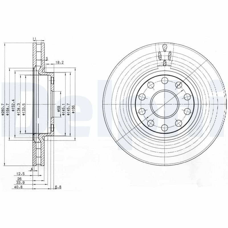 Discofreno - BG3078 DELPHI