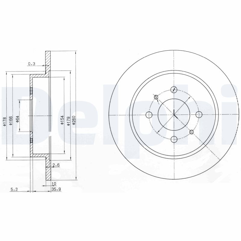 Discofreno - BG3102 DELPHI