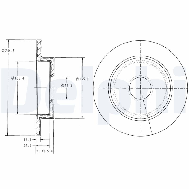 Discofreno - BG3131 DELPHI