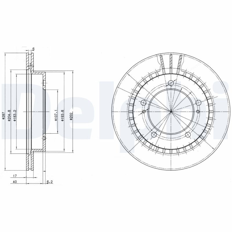 Discofreno - BG3158 DELPHI
