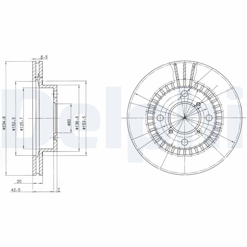 Discofreno - BG3160 DELPHI