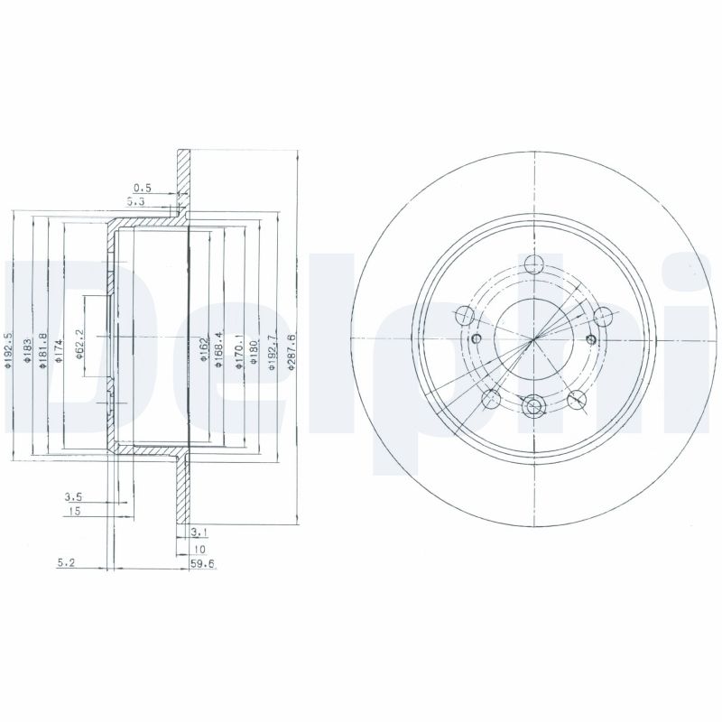 Discofreno - BG3183 DELPHI