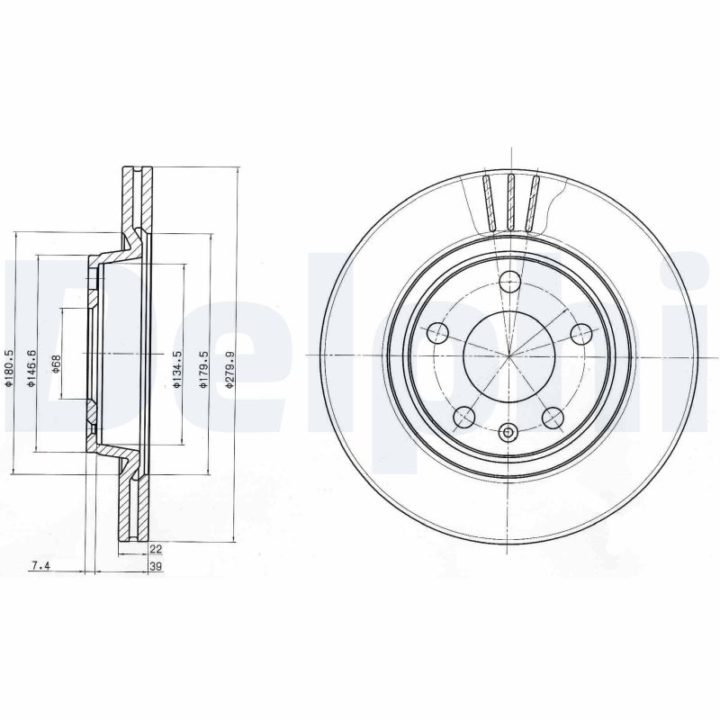 Discofreno - BG3198 DELPHI