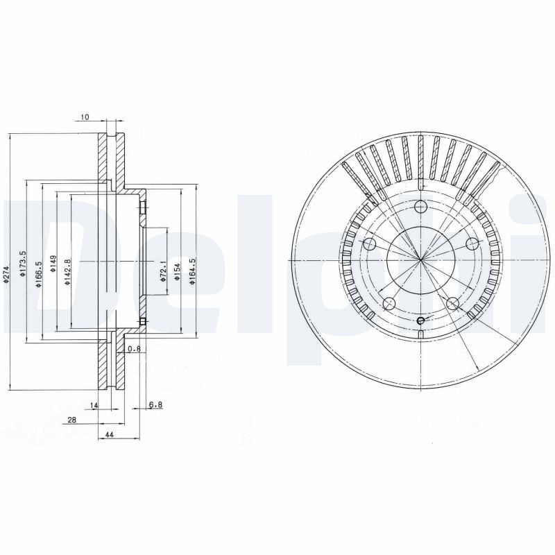 Discofreno - BG3232 DELPHI