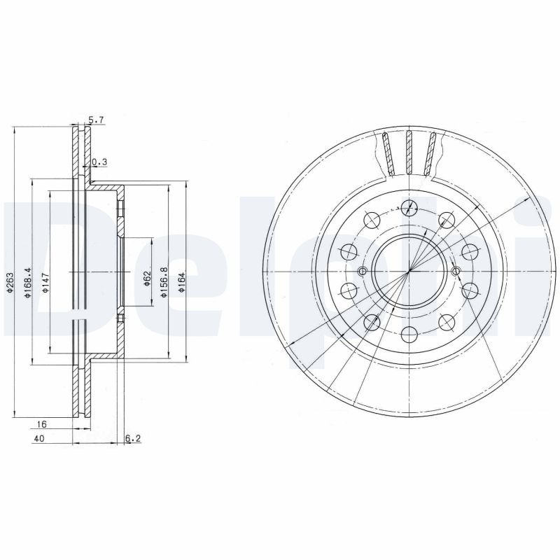 Discofreno - BG3268 DELPHI