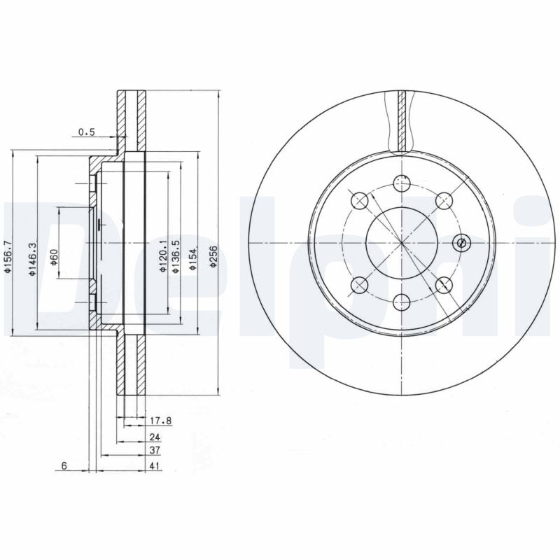 Discofreno - BG3334 DELPHI