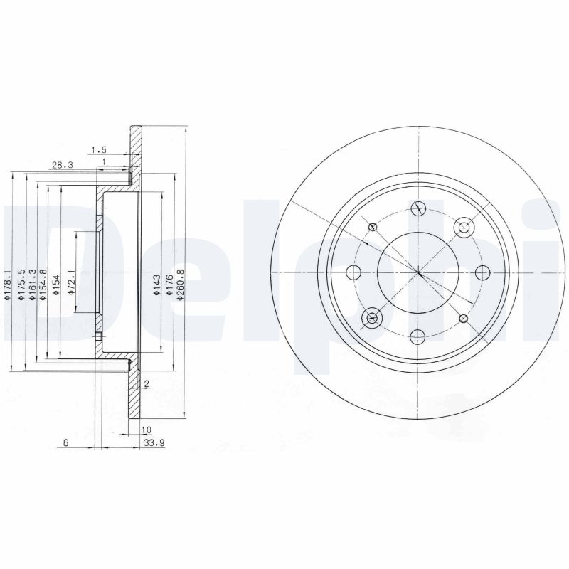 Discofreno - BG3336 DELPHI