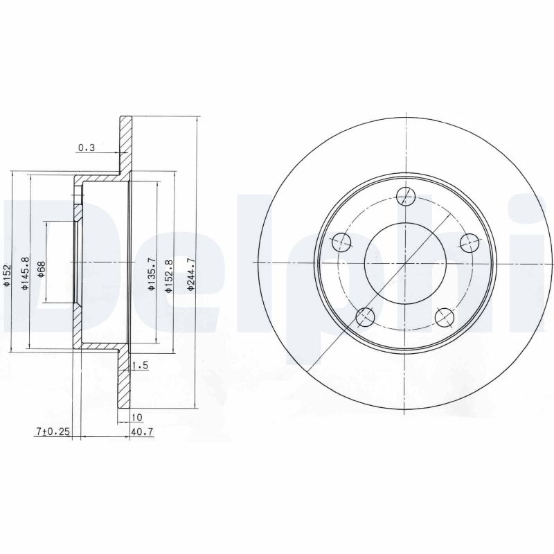 Discofreno - BG3381 DELPHI