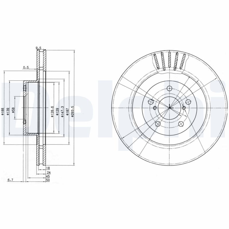 Discofreno - BG3413 DELPHI