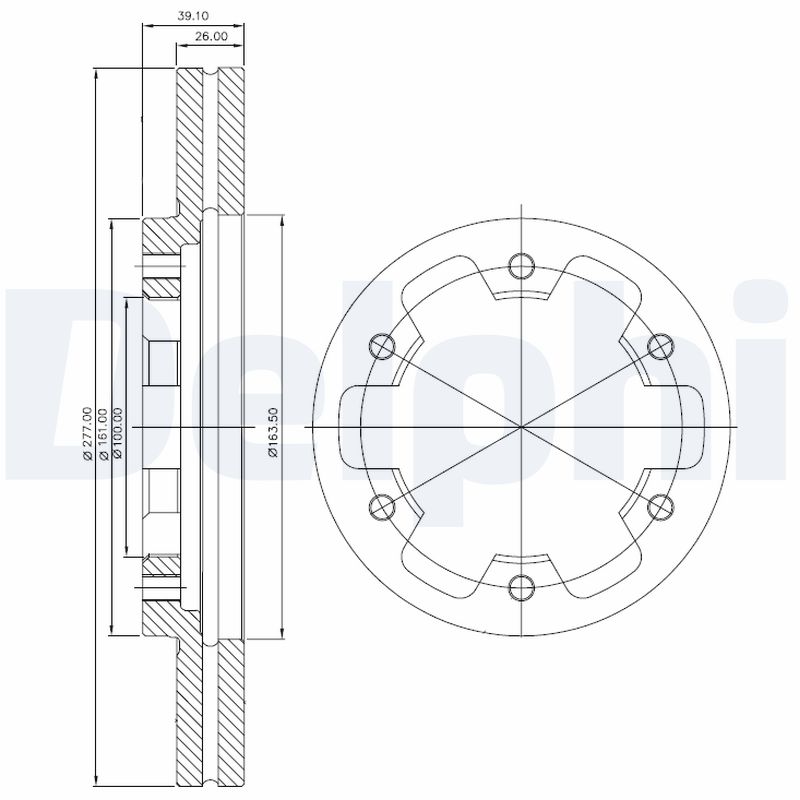 Discofreno - BG3422 DELPHI