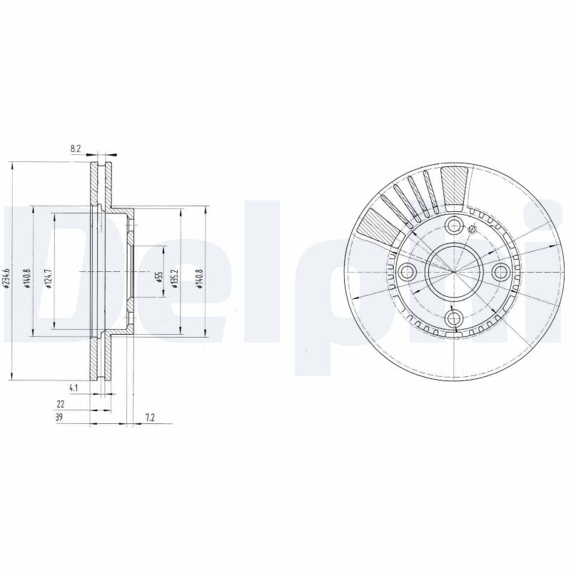 Discofreno - BG3508 DELPHI