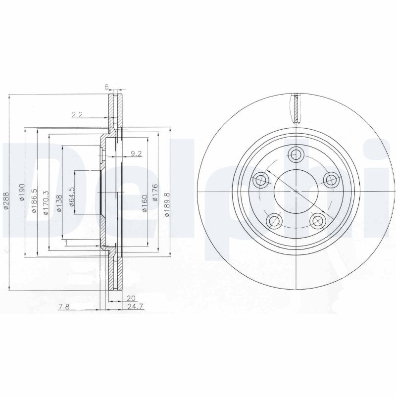 Discofreno - BG3512 DELPHI