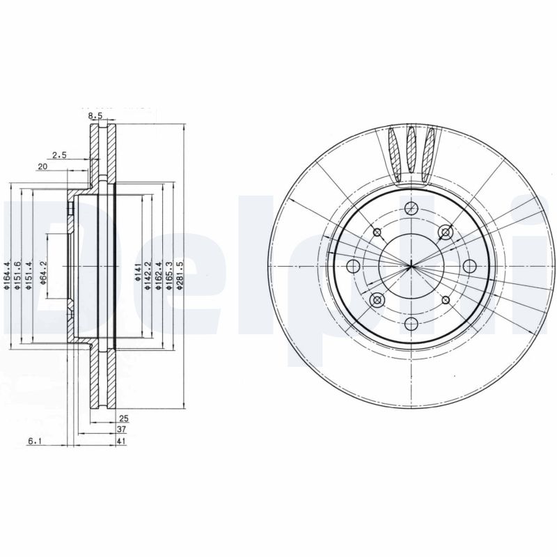 Discofreno - BG3516 DELPHI