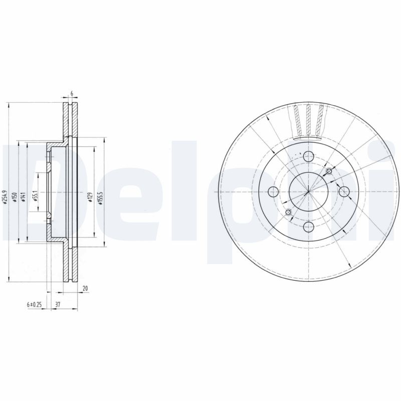 Discofreno - BG3520 DELPHI