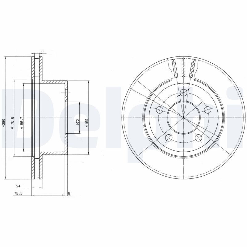 Discofreno - BG3533 DELPHI