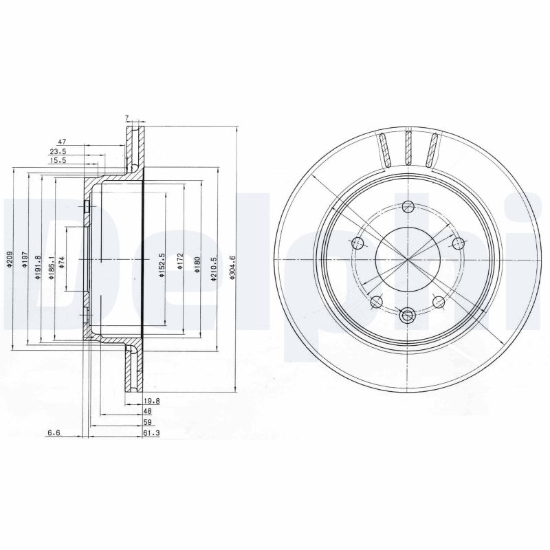 Discofreno - BG3542 DELPHI