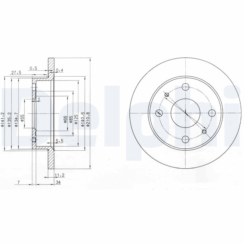 Discofreno - BG3561 DELPHI