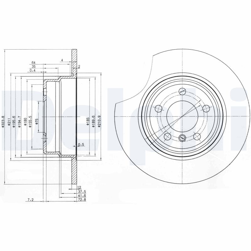 Discofreno - BG3629 DELPHI