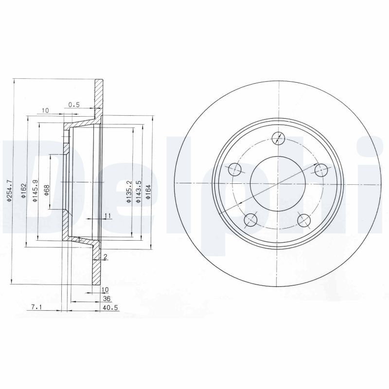 Discofreno - BG3671 DELPHI