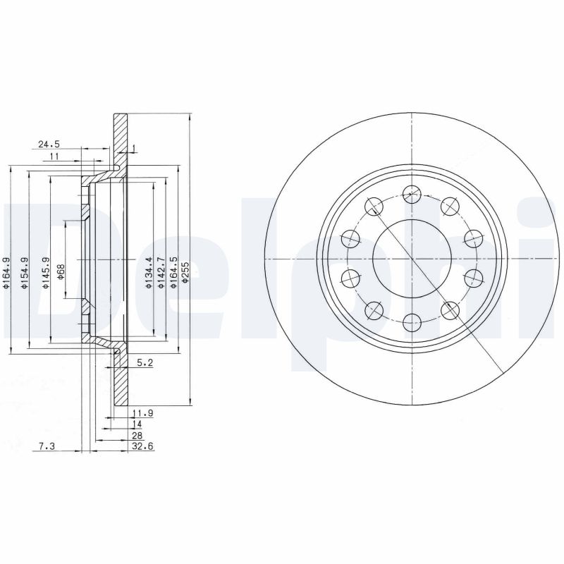 Discofreno - BG3674C DELPHI
