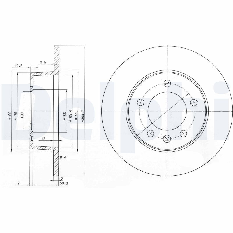 Discofreno - BG3681 DELPHI
