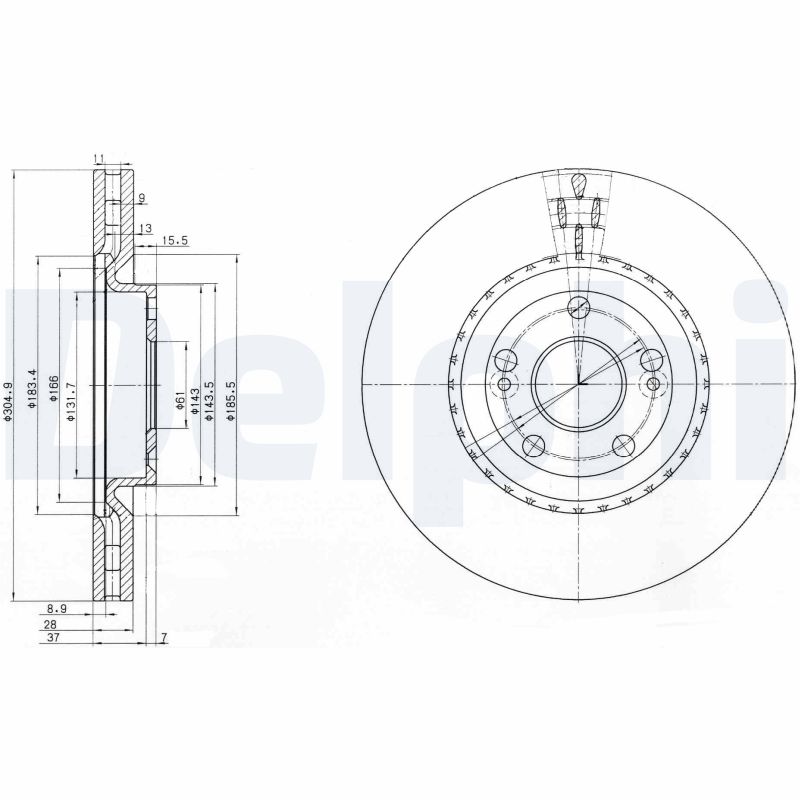 Discofreno - BG3685 DELPHI
