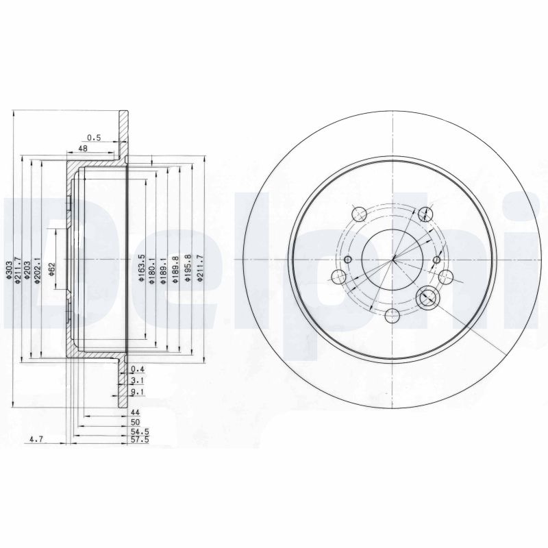 Discofreno - BG3691 DELPHI