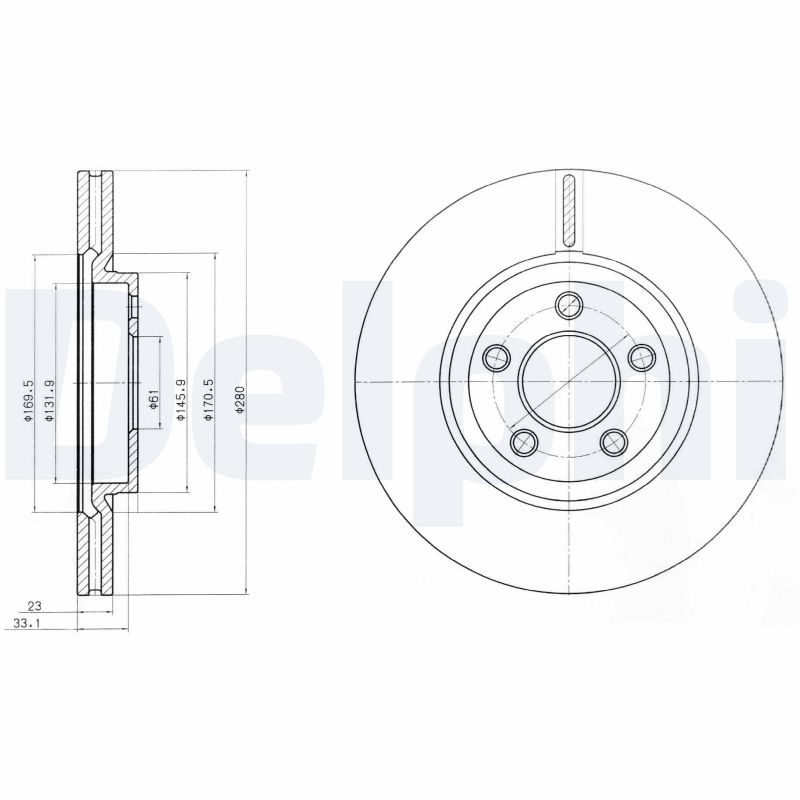 Discofreno - BG3704 DELPHI