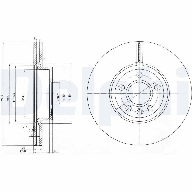 Discofreno - BG3719 DELPHI