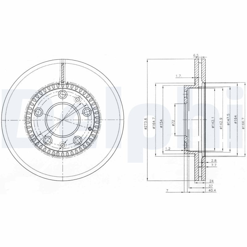 Discofreno - BG3724 DELPHI