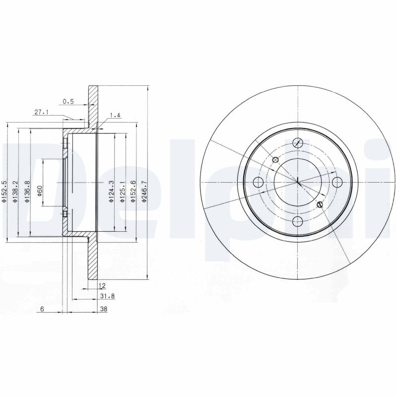 Discofreno - BG3769 DELPHI