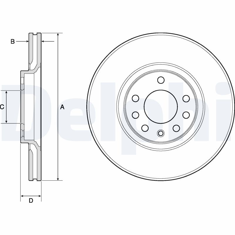 Discofreno - BG3770C DELPHI