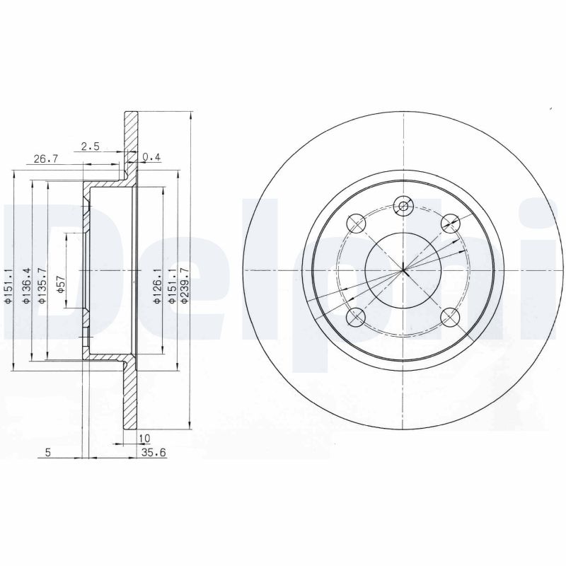 Discofreno - BG3771 DELPHI