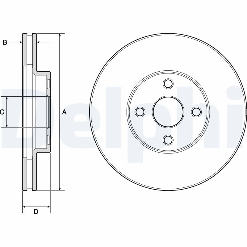 Discofreno - BG3780 DELPHI