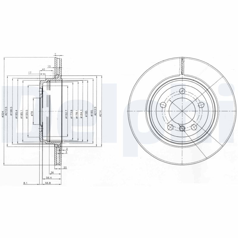 Discofreno - BG3787 DELPHI