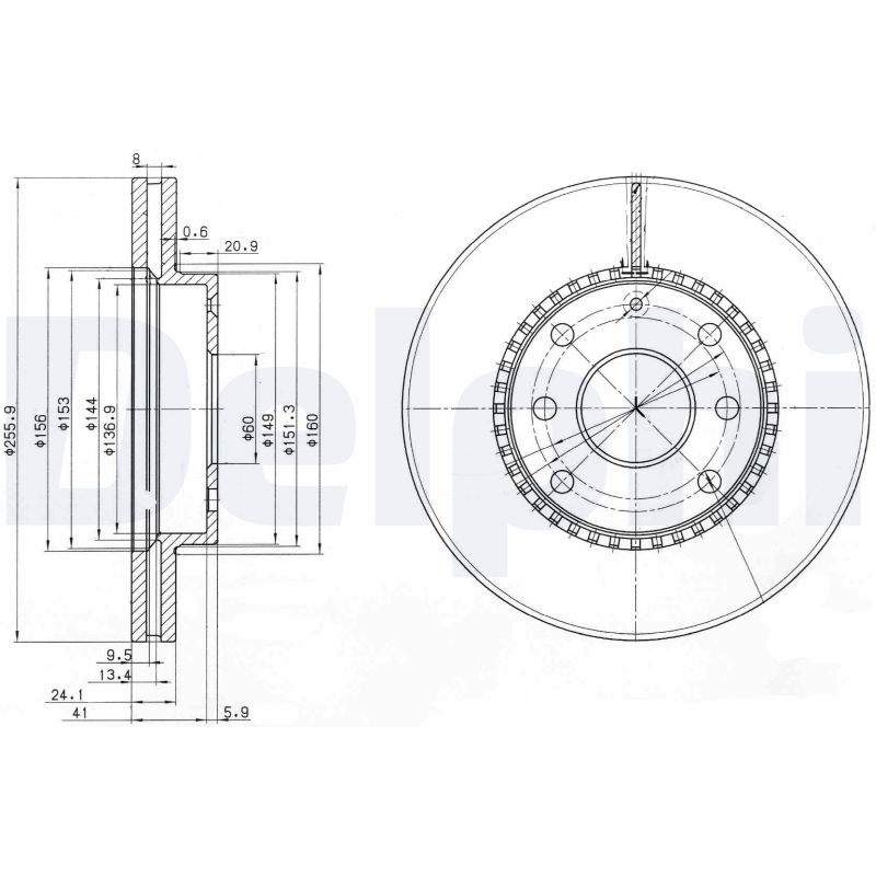 Discofreno - BG3790 DELPHI