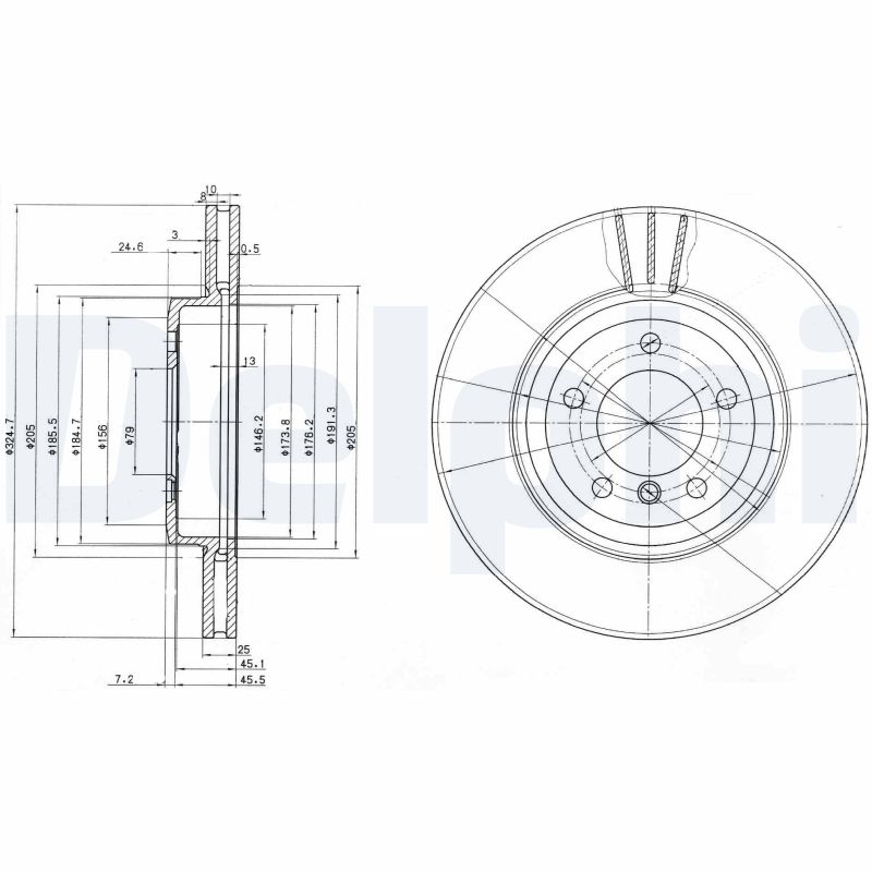 Discofreno - BG3830 DELPHI