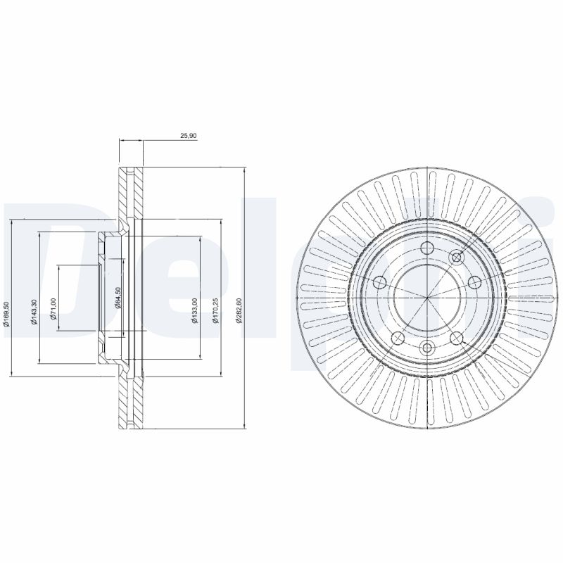 Discofreno - BG3835C DELPHI