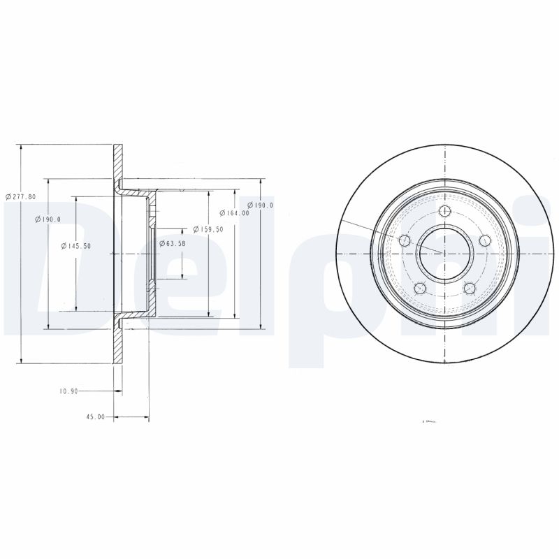 Discofreno - BG3873 DELPHI