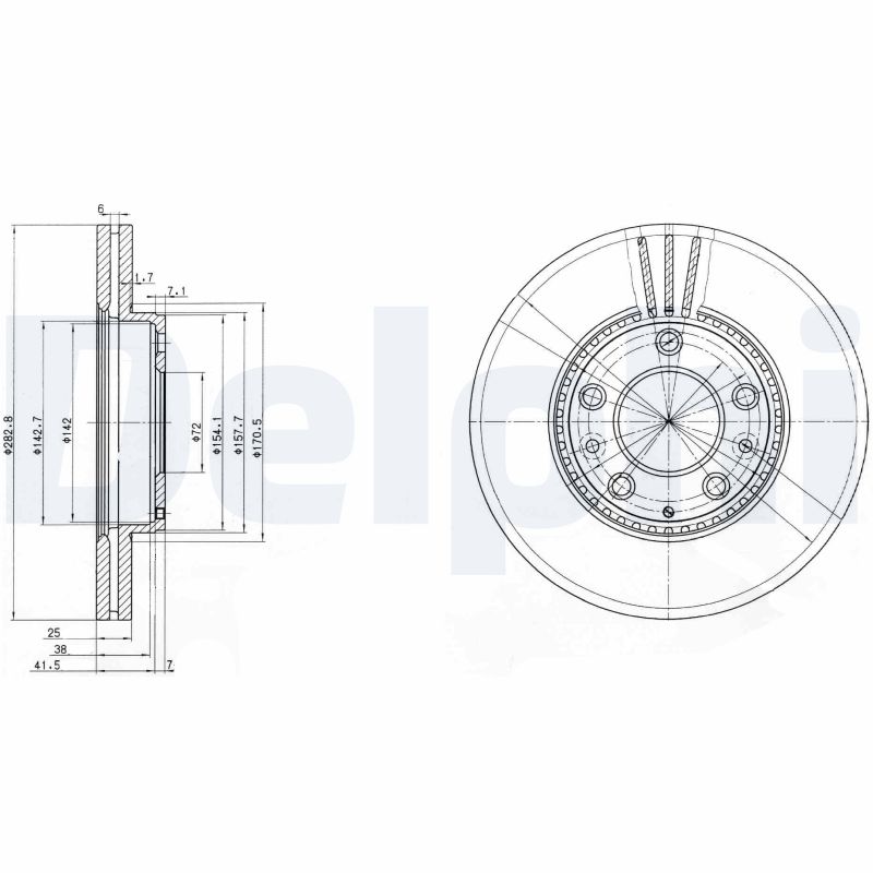 Discofreno - BG3874 DELPHI