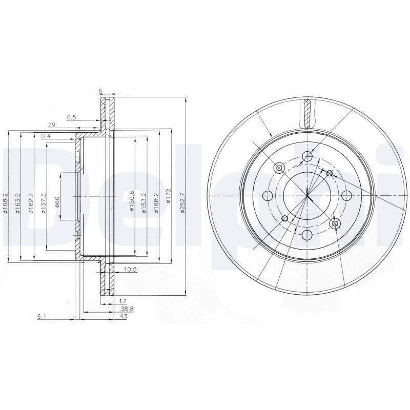 Discofreno - BG3884 DELPHI