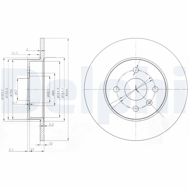 Discofreno - BG3885C DELPHI