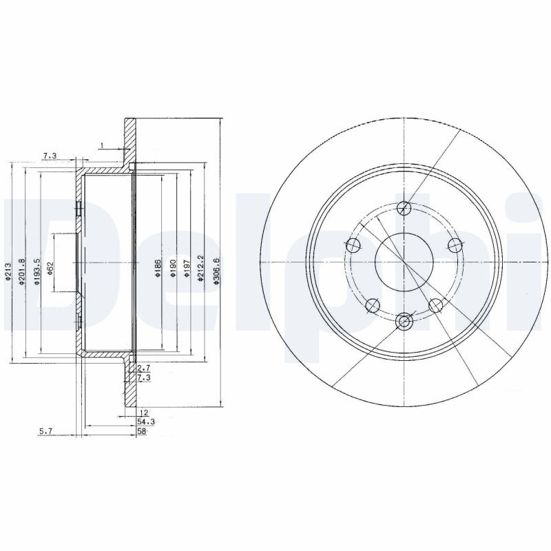 Discofreno - BG3907 DELPHI